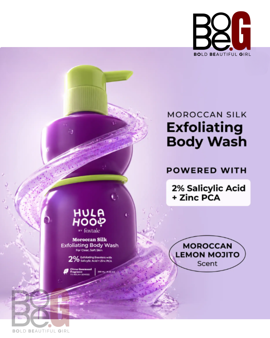 FOXTALE HULA HOOP | Exfoliating Body Acne Wash